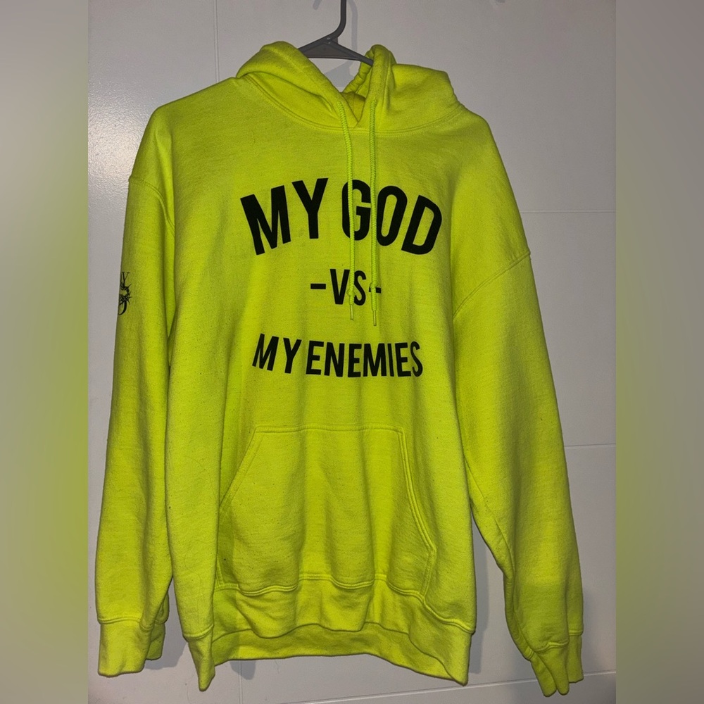 Source Unknown Bright Yellow Statement Hoodie - image 1